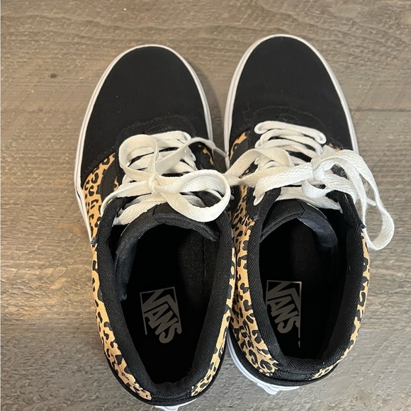 Vans Ward Hi Platform Cheetah Leopard Skate High Top Shoes - Size 8.5 - Picture 7 of 8